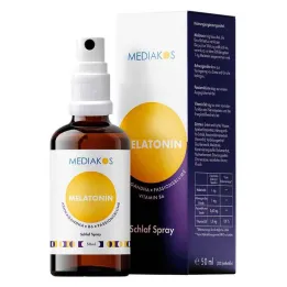 Melatonine Ashwagandha Mediakos Slaapspray veganistisch, 50 ml