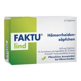 FAKTU Linde aambei zetpillen met toverhazelaar, 25 stuks