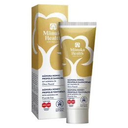 Manuka Health honing-propolis tandpasta fluoridevrij, 75 ml