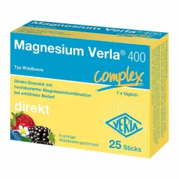 Magnesium Verla 400 Wild Berry Direct Granulaat, 25 st