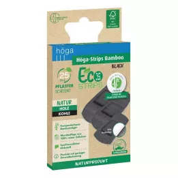 HÖGA-STRIPS Bamboe zwart gesorteerd Eco naturel, 25 st