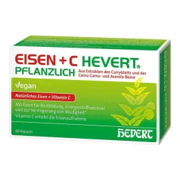 Iron+C Hevert groentecapsules, 60 stuks