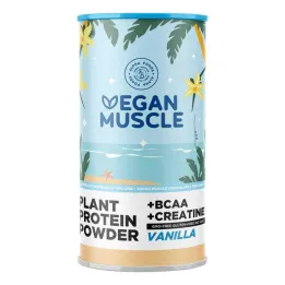 Veganistisch spiereiwit vanille-eiwit + creatinepoeder (600 g)