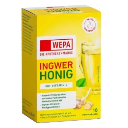 Wepa Gember + Honing + Vitamine C Poeder, 10X10 g
