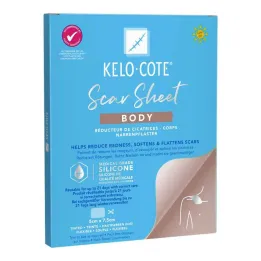Kelo-Cote siliconen littekenpleisterlichaam, 1 stuk