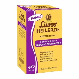 Luvos helende klei extra fijn acute zuurgerelateerde maagproblemen, 480 g