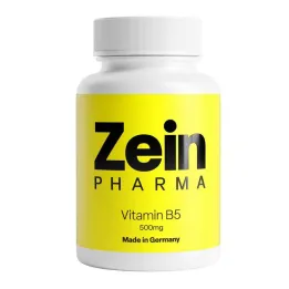 Vitamine B5 pantotheenzuur 500 mg capsules, 120 stuks