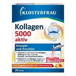Klosterfrau Collageen 5000 actieve granulaatsticks, 20 stuks