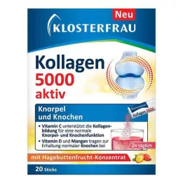 KLOSTERFRAU Collageen 5000 actieve granulaat sticks, 20 stuks