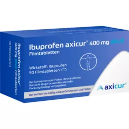 IBUPROFEN axicur 400 mg acute filmtabletten, 50 st