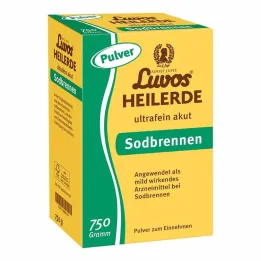 Luvos helende klei ultrafijn poeder voor acuut brandend maagzuur, 750 g