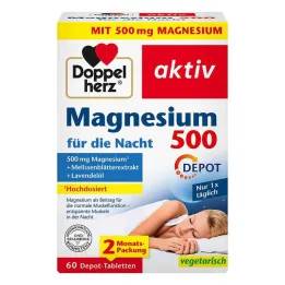 Doppelherz Magnesium 500 voor de nachttabletten, 60 st