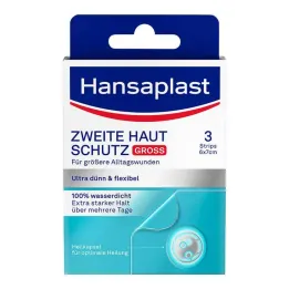 Hansaplast tweede huidbeschermingspleister groot, 3 stuks