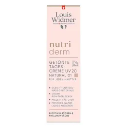 Widmer nutriderm getinte dagcrème UV 20 natu.01 zonder P, 30 ml
