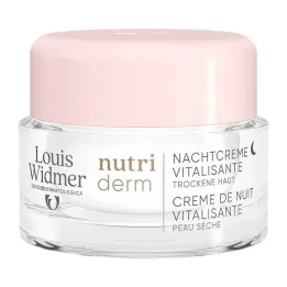 Widmer nutriderm Vitalisante nachtcrème zonder parfum, 50 ml