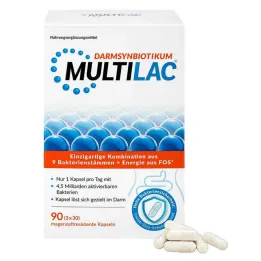 Multilac Synbiotic maagsapresistente capsules, 3x30 st
