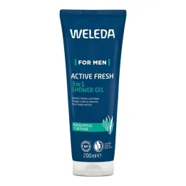 Weleda for Men Active Fresh 3in1 douchegel, 200 ml