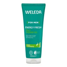 Weleda voor mannen Energy Fresh 3in1 douchegel, 200 ml