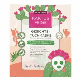 Plantana Prickly Pear gezichtsmasker met aloë vera, 1 st