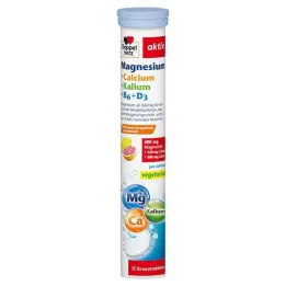 Doppelherz Magnesium + Calcium + Kalium bruistabletten, 15 st