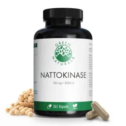 Green Naturals Nattokinase 100 mg capsules veganistisch (365 stuks)