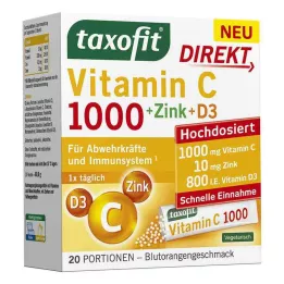 TAXOFIT Vitamine C 1000+Zink+D3 Direct Granulaat 20 stuks Granulaat, 20 stuks