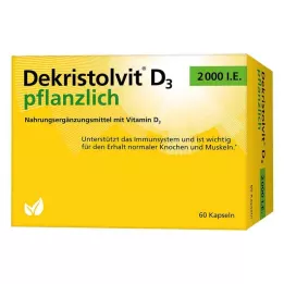 DEKRISTOLVIT D3 2000 IE groentecapsules, 60 st