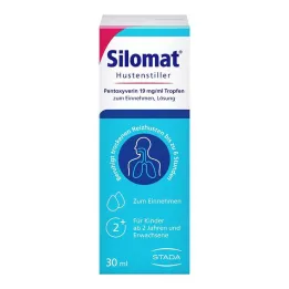 Silomat hoestonderdrukkend pentoxyverine 19 mg/ml druppels, 30 ml