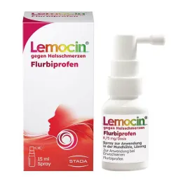 Lemocin Flurbiprofen 8,75 mg / dosis Spray voor gebruik in de mondholte, 15 ml