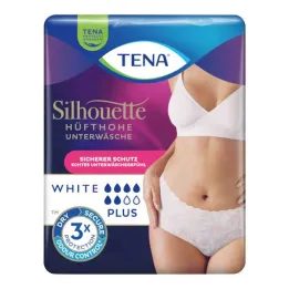 Tena Silhouette Plus L wit incontinentiebroekje, 10 stuks