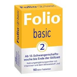 Folio 2 basisfilmomhulde tabletten, 90 stuks