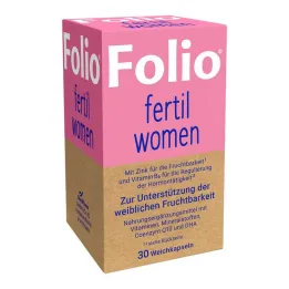 Folio fertil dames zachte capsules, 30 stuks