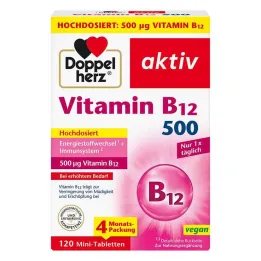 Doppelherz Vitamine B12 500 tabletten, 120 stuks