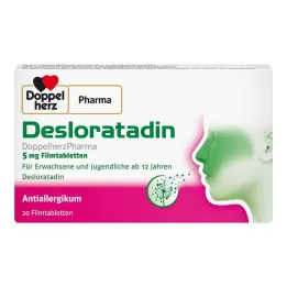 Desloratadine Doppelherzpharma 5 mg filmomhulde tabletten, 20 stuks