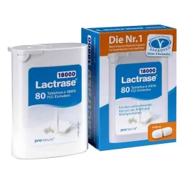 Lactrase 32.000 Fcc tabletten deelbaar in dispenser (40 stuks)