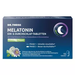DR.THEISS Melatonine voor &amp; doorslaaptabletten, 15 st