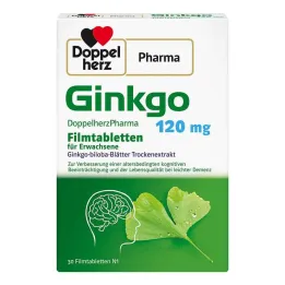 Ginkgo DoppelherzPharma 120 mg filmomhulde tabletten, 30 stuks
