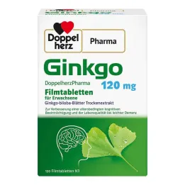 Ginkgo DoppelherzPharma 120 mg filmomhulde tabletten, 120 stuks