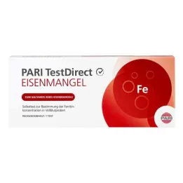 Pari Testdirect ijzertekort zelftestbloed (1 stuk)