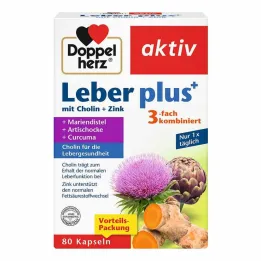Doppelherz lever plus capsules, 80 stuks