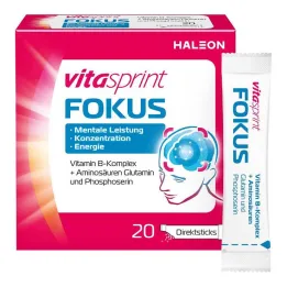 Vitasprint Focus Direct Sticks, 20 stuks