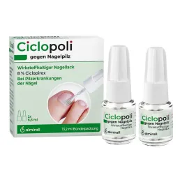 Ciclopoli tegen nagelschimmel, 2X6,6 ml