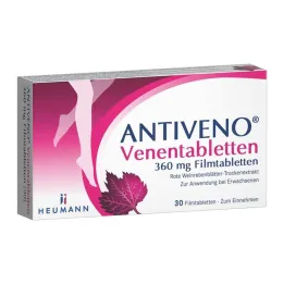 ANTIVENO Veneuze tabletten 360 mg filmomhulde tabletten, 30 stuks
