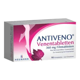 ANTIVENO Veneuze tabletten 360 mg filmomhulde tabletten, 90 stuks