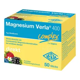 Magnesium Verla 400 Wild Berry Direct Granulaat, 50 st