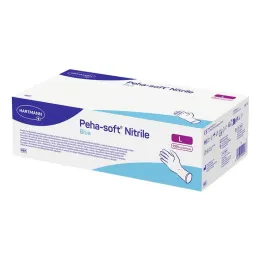 Peha-Soft nitrilblauwe onderzoekshandschoenen niet-steriel pf L, 150 stuks
