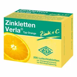 Zinkletten Verla Oranje zuigtabletten, 200 st