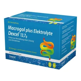 Macrogol plus elektrolyten Dexcel 13,7 g Ple, 30 stuks