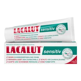 Lacalut gevoelige tandpasta, 75 ml