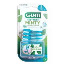 GUM SOFT-PICKS MINTY klein, 40 stuks